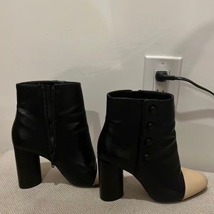 Zara cap toe boots